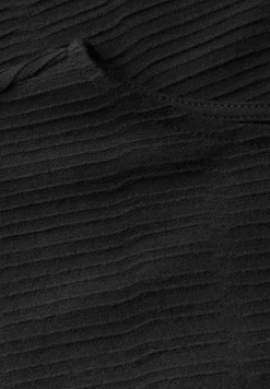 Strukturshirt in Unifarbe