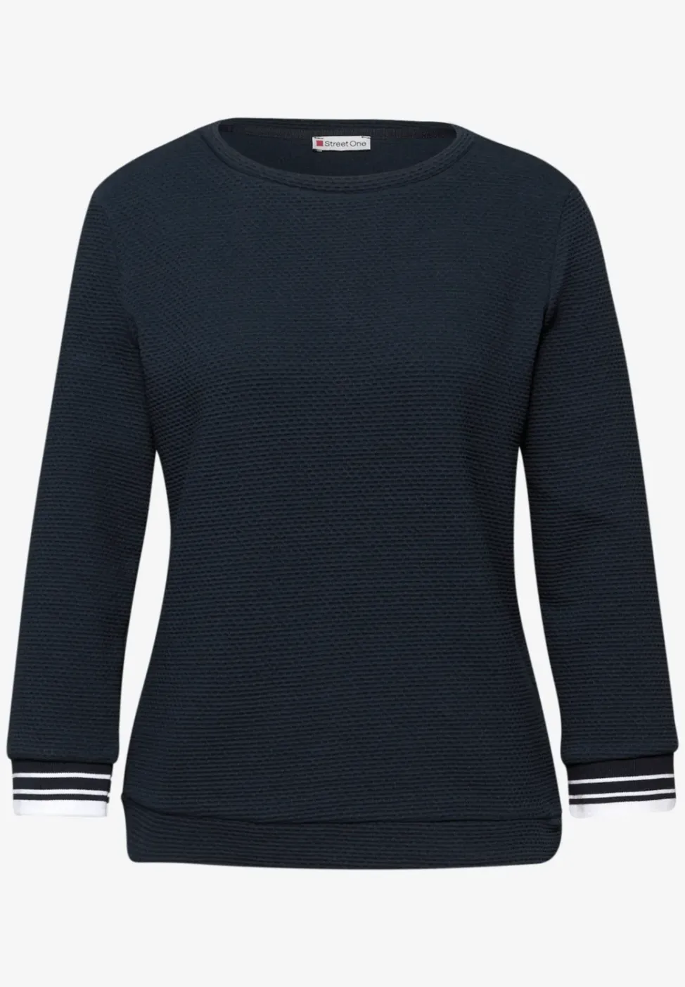 Strukturshirt mit Details