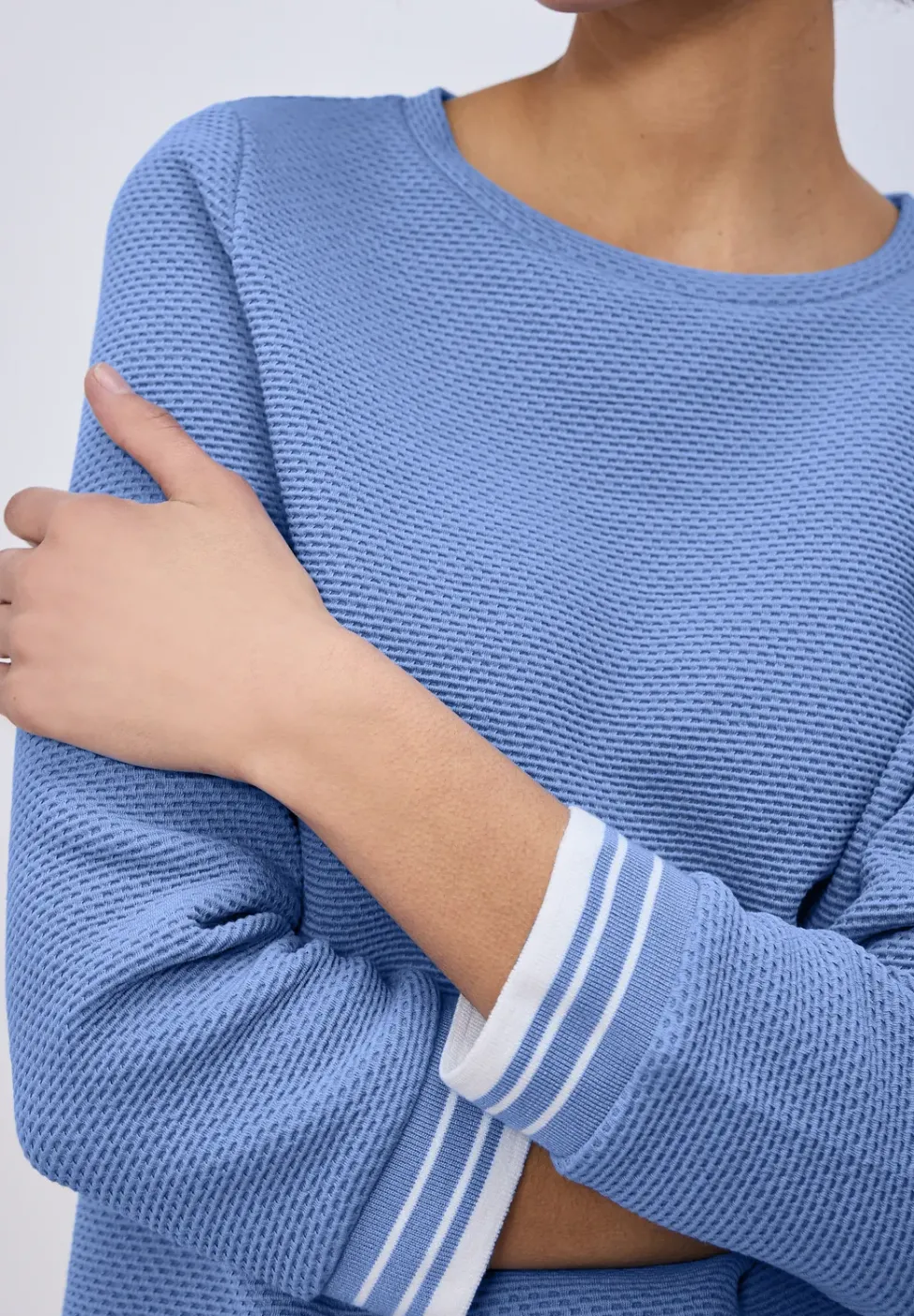 Strukturshirt mit Details