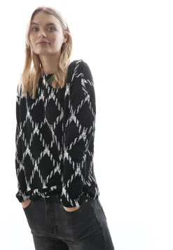 Strukturshirt mit Karomuster