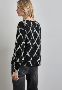 Strukturshirt mit Karomuster