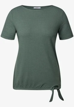 Strukturshirt mit Knoten