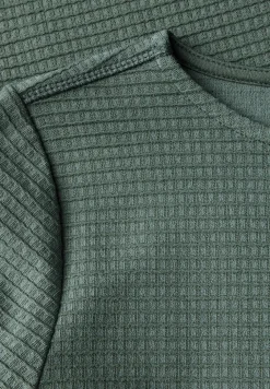 Strukturshirt mit Knoten