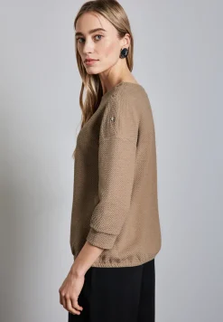 Strukturshirt mit Knöpfen