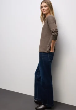 Strukturshirt mit Knöpfen