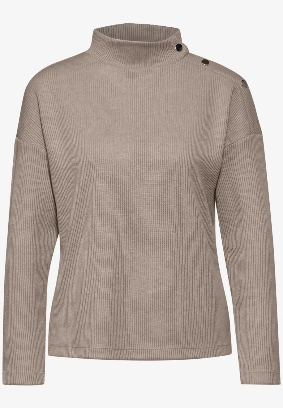 Strukturshirt mit Knöpfen