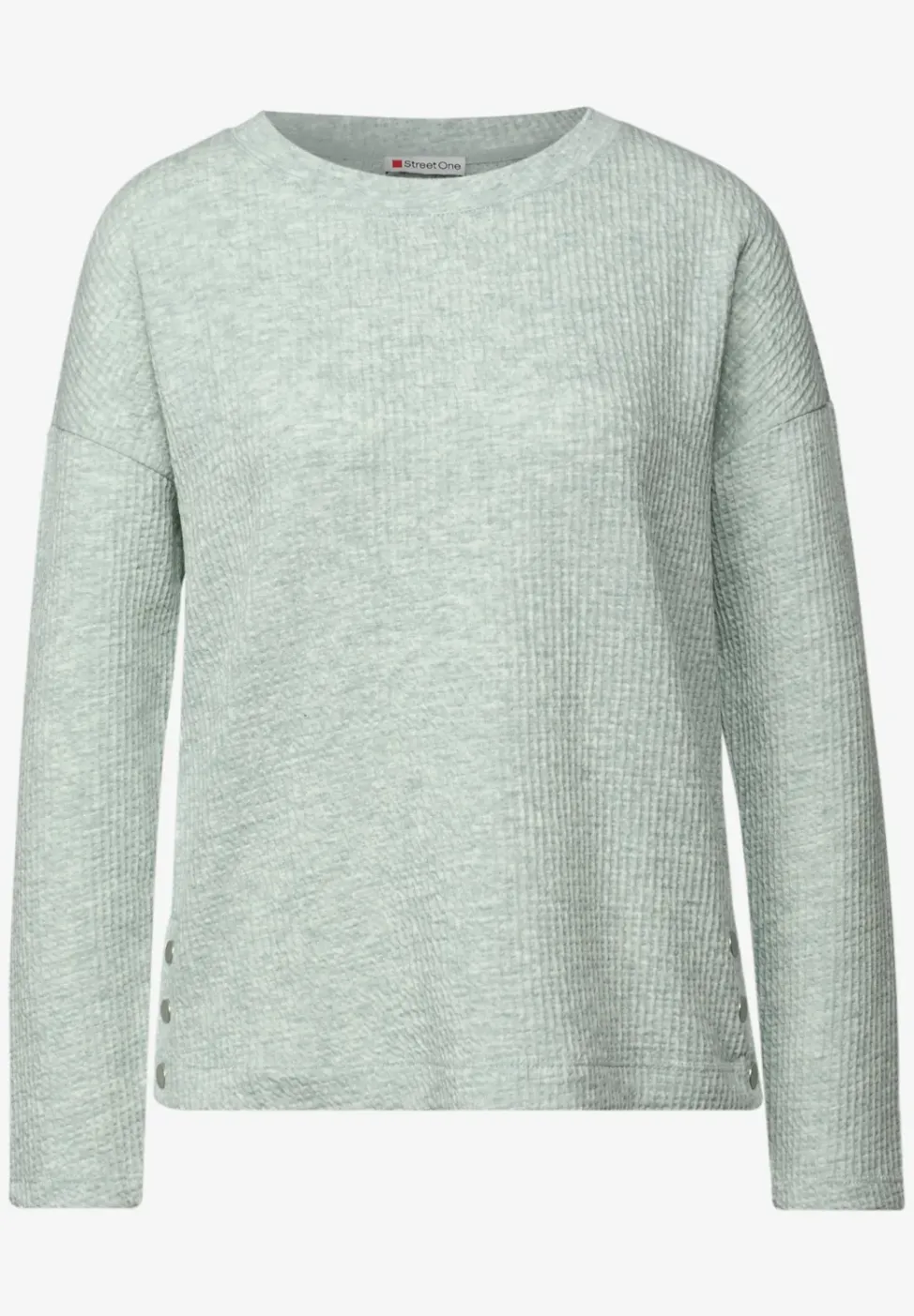 Strukturshirt mit Knöpfen