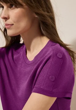 Strukturshirt mit Knöpfen
