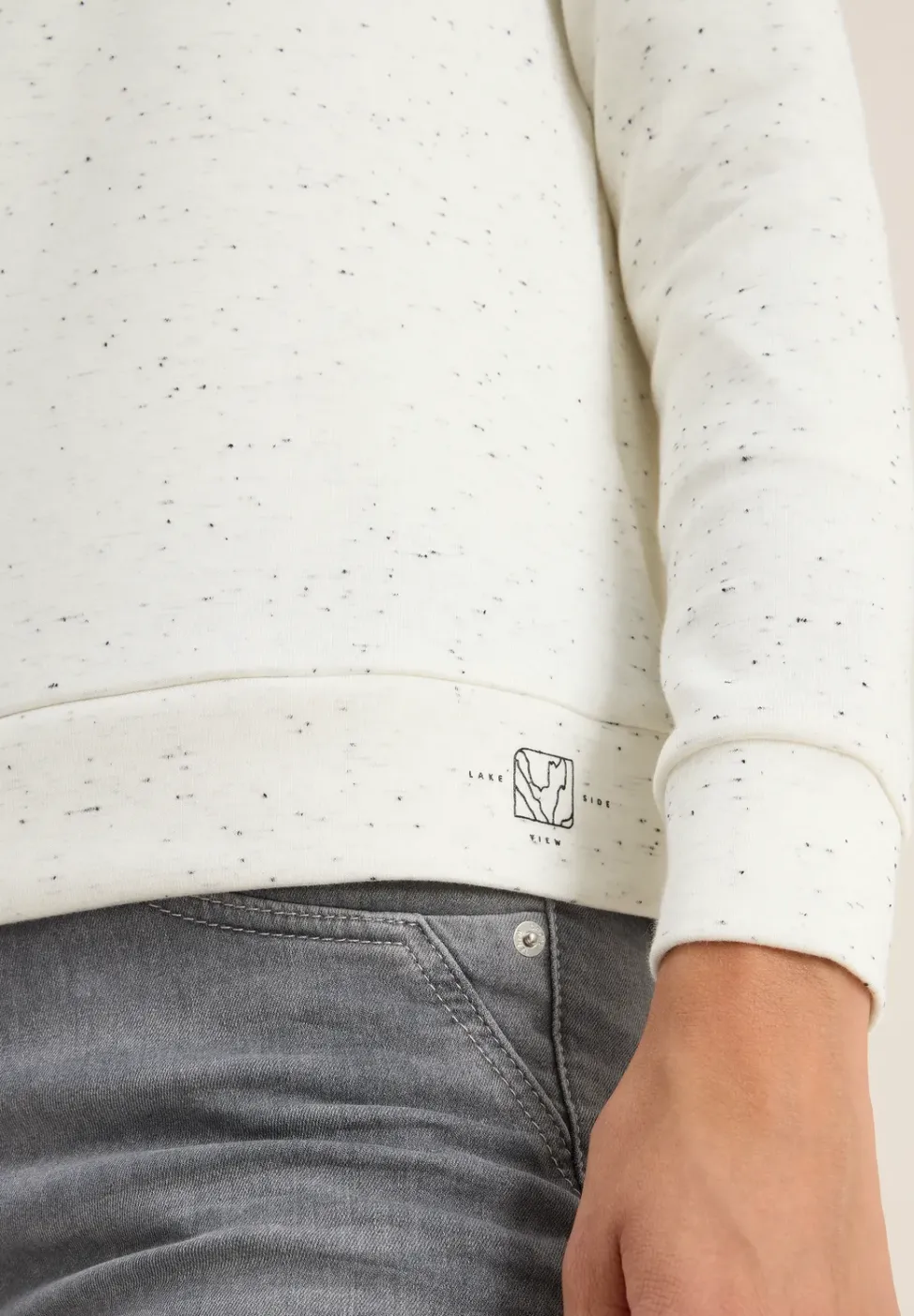 Strukturshirt mit Troyer