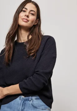 Strukturshirt mit Turtleneck
