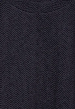Strukturshirt mit Turtleneck