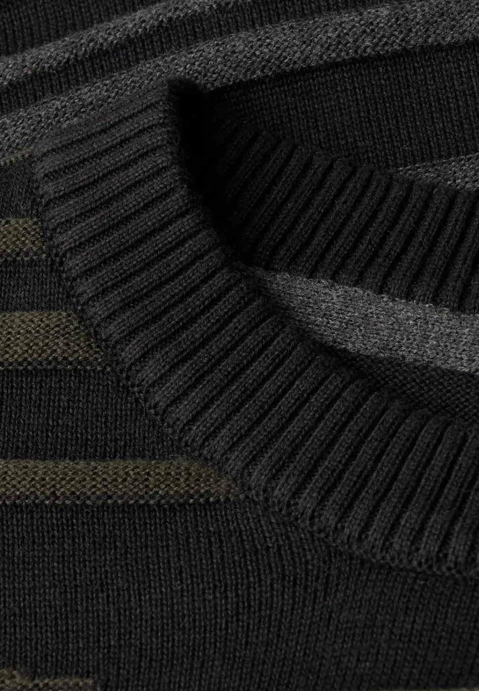 Strukturstreifen Pullover