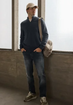 Strukturstreifen Pullover