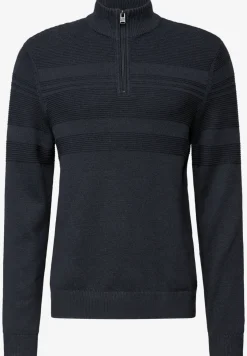 Strukturstreifen Pullover