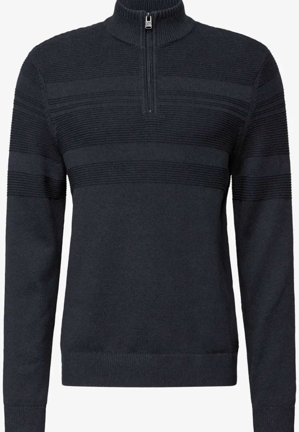 Strukturstreifen Pullover