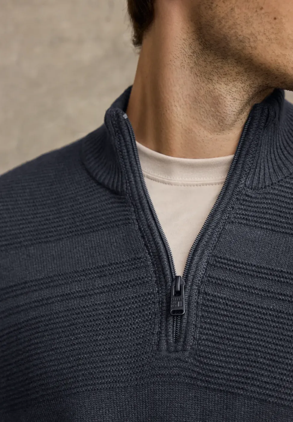 Strukturstreifen Pullover