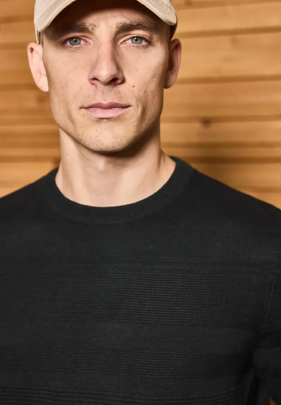 Strukturstreifen Pullover