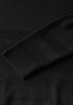 Strukturstreifen Pullover