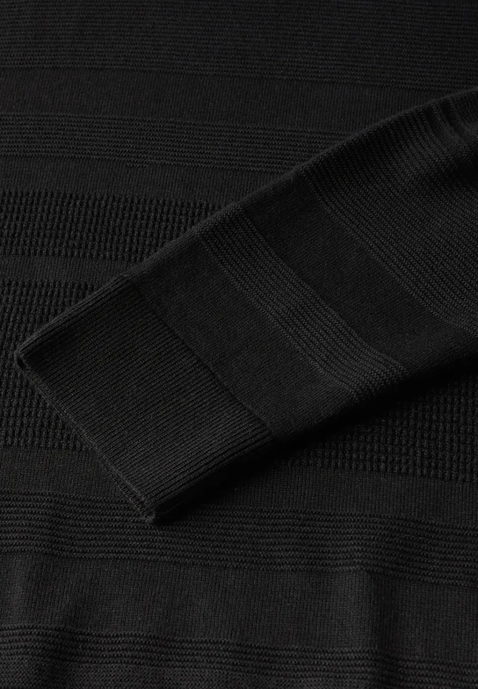 Strukturstreifen Pullover