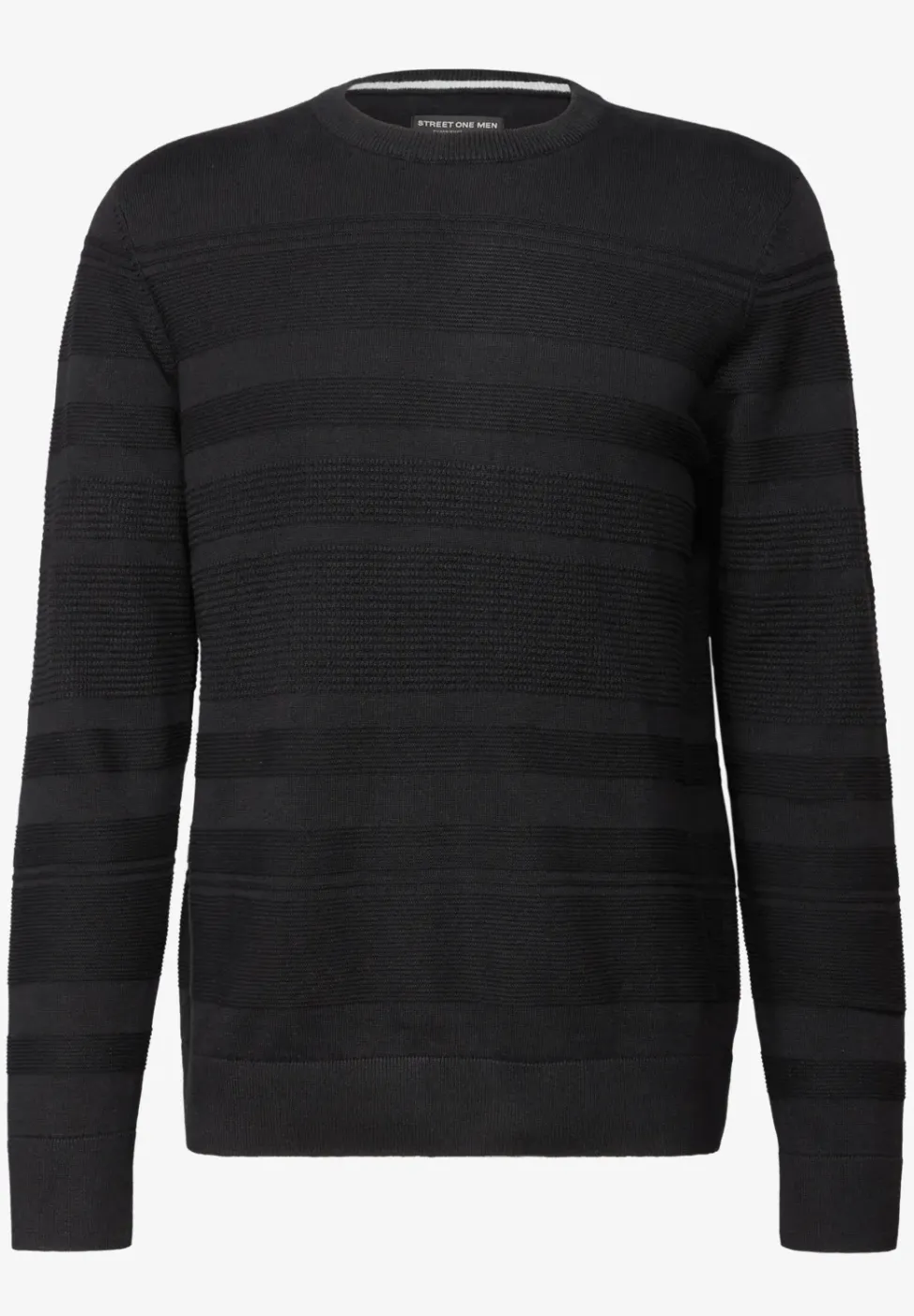 Strukturstreifen Pullover
