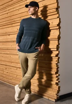 Strukturstreifen Pullover