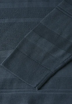 Strukturstreifen Pullover