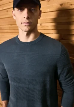 Strukturstreifen Pullover