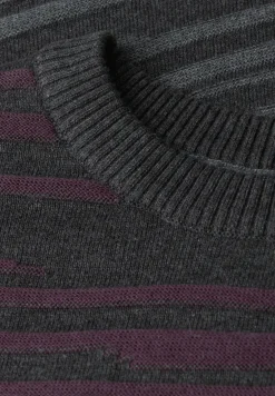 Strukturstreifen Pullover