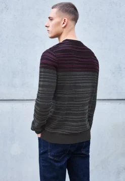Strukturstreifen Pullover