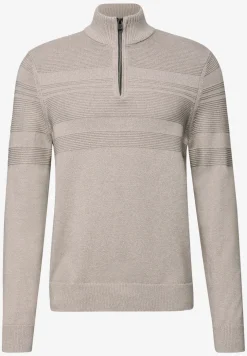 Strukturstreifen Pullover