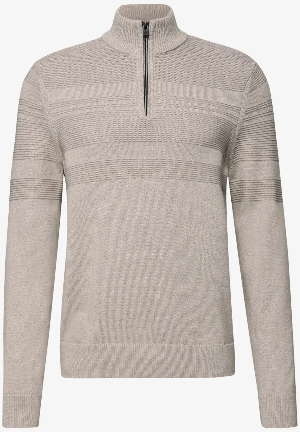 Strukturstreifen Pullover
