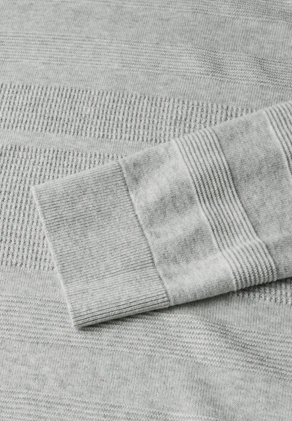 Strukturstreifen Pullover