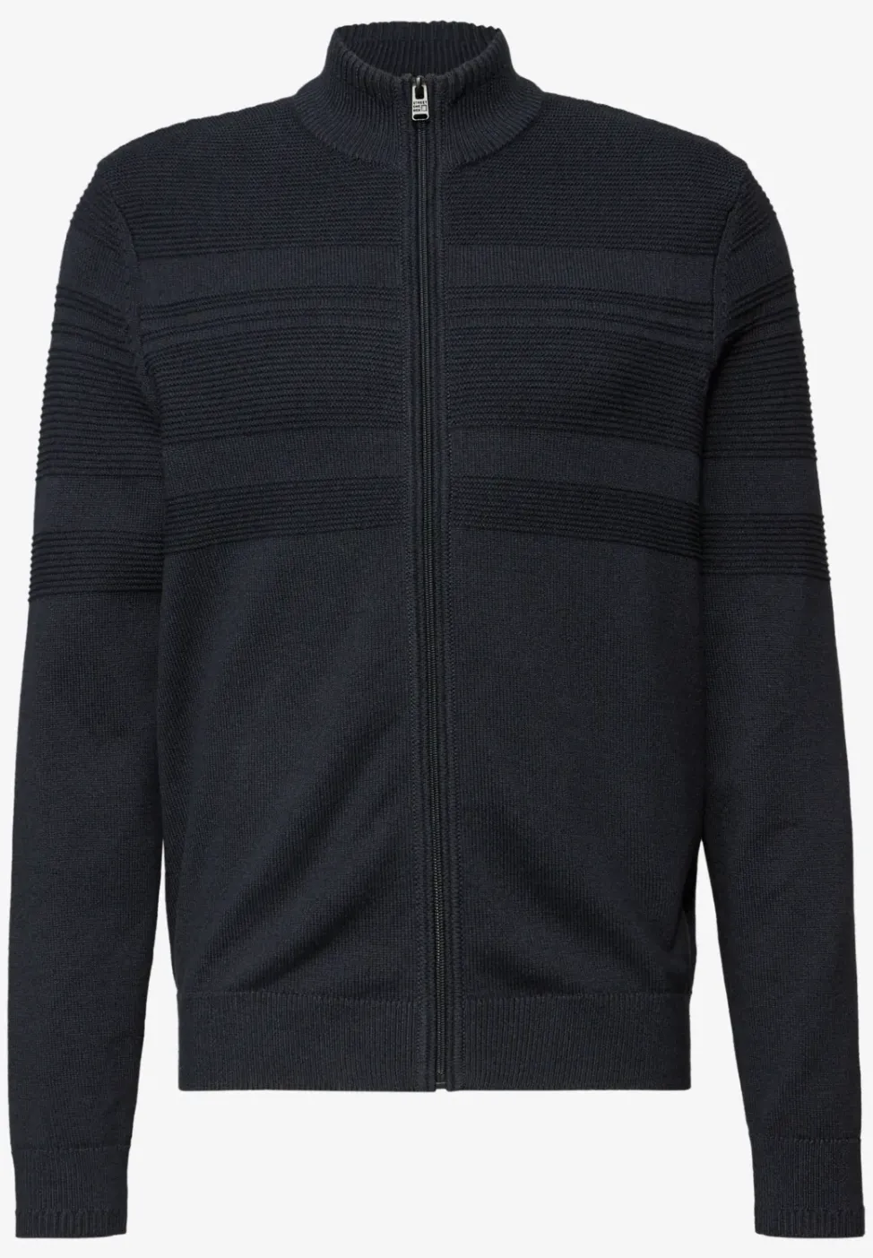 Strukturstreifen Strickjacke