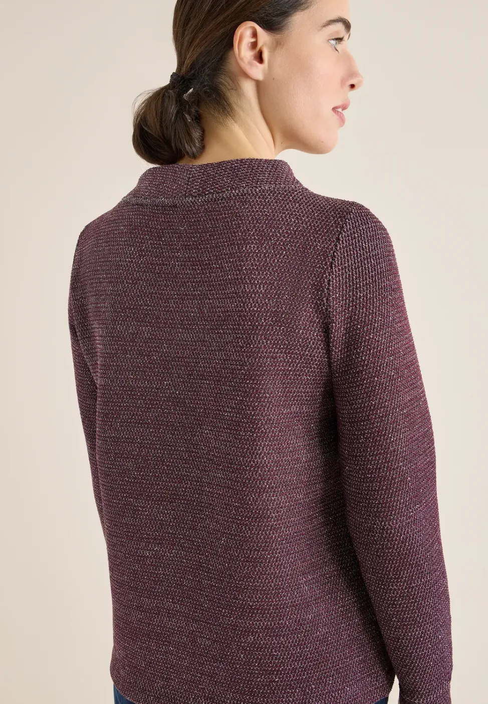Struktursweatshirt