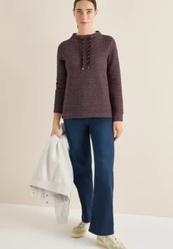 Struktursweatshirt