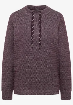 Struktursweatshirt