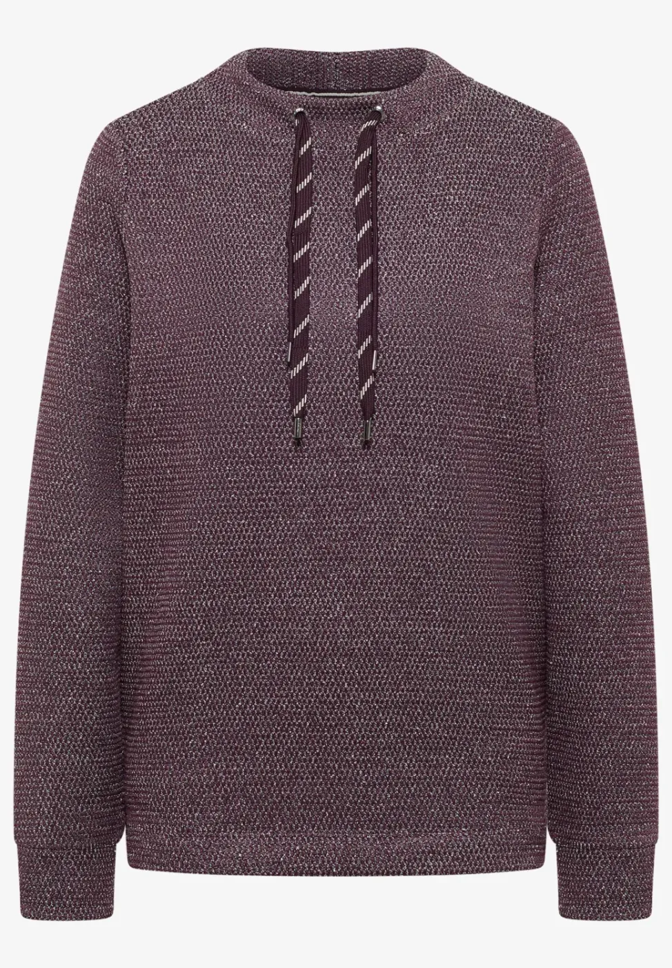 Struktursweatshirt