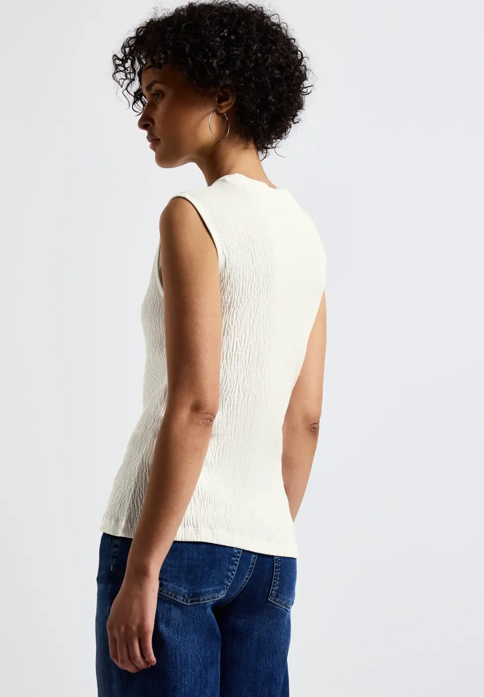 Strukturtop mit Turtleneck