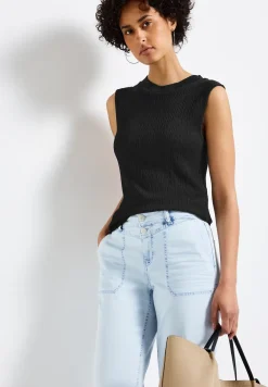 Strukturtop mit Turtleneck