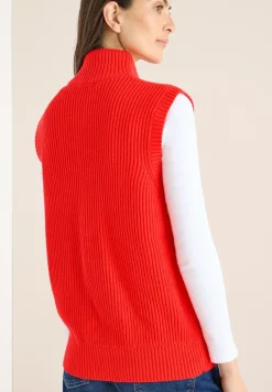 Strukturweste mit Zipper