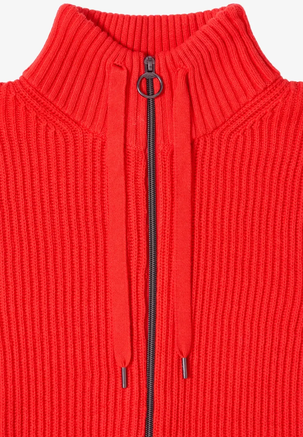 Strukturweste mit Zipper