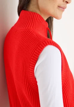 Strukturweste mit Zipper