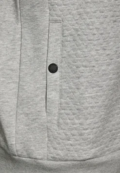 Sweatjacke mit Materialmix