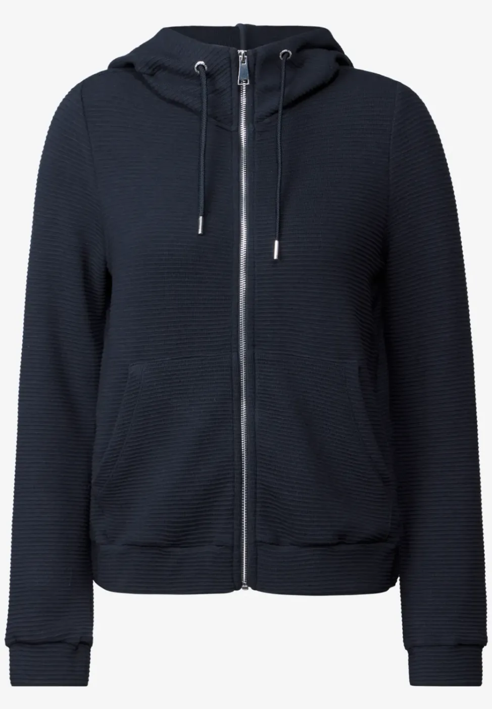 Sweatjacke mit Struktur