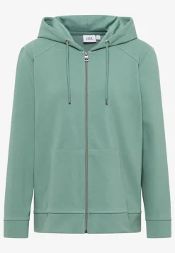 Sweatjacke mit Struktur