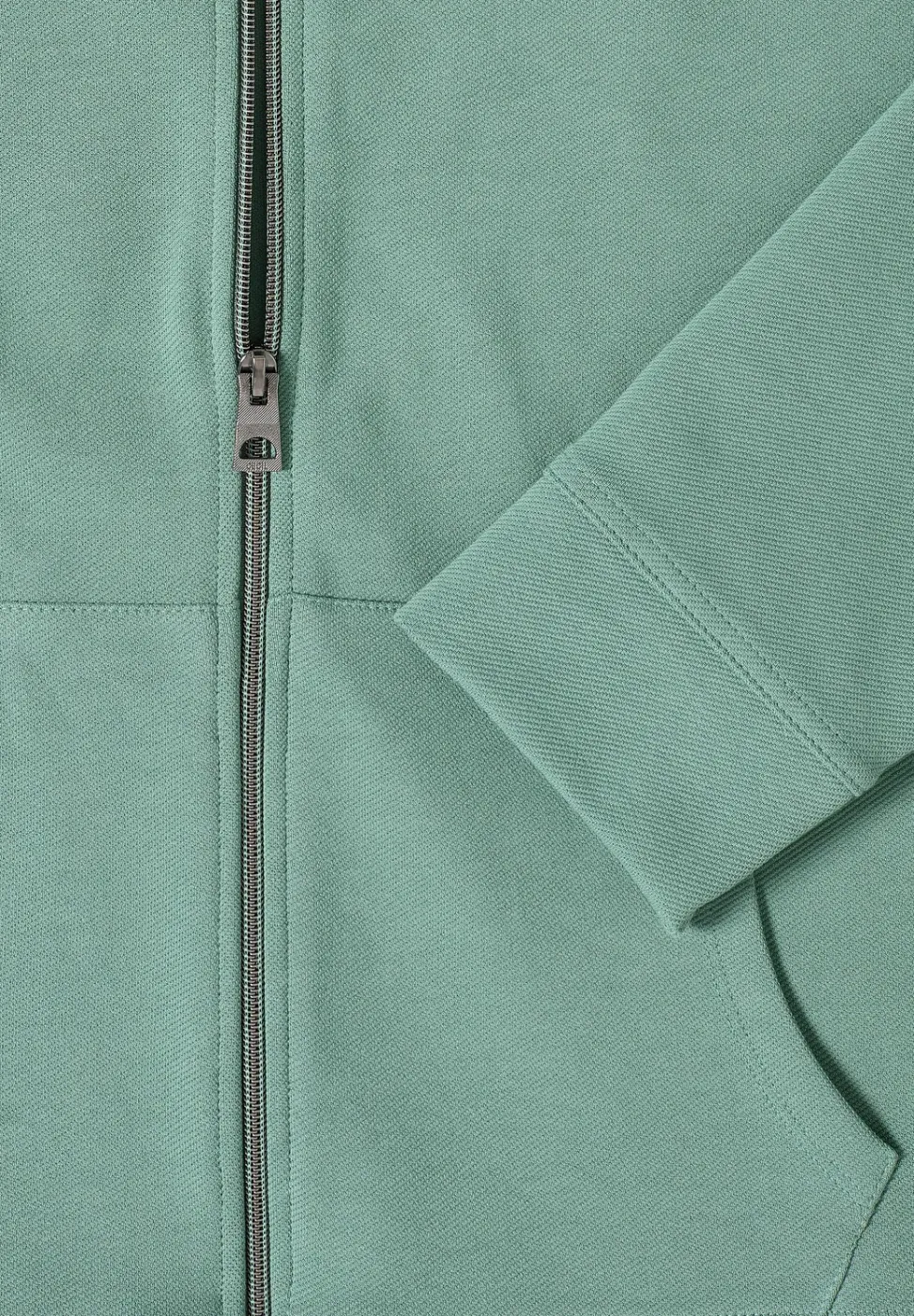 Sweatjacke mit Struktur