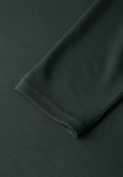 Sweat-Kleid mit Schlitzen