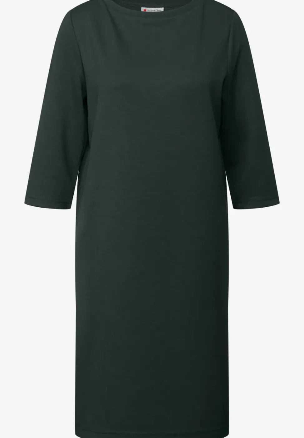 Sweat-Kleid mit Schlitzen