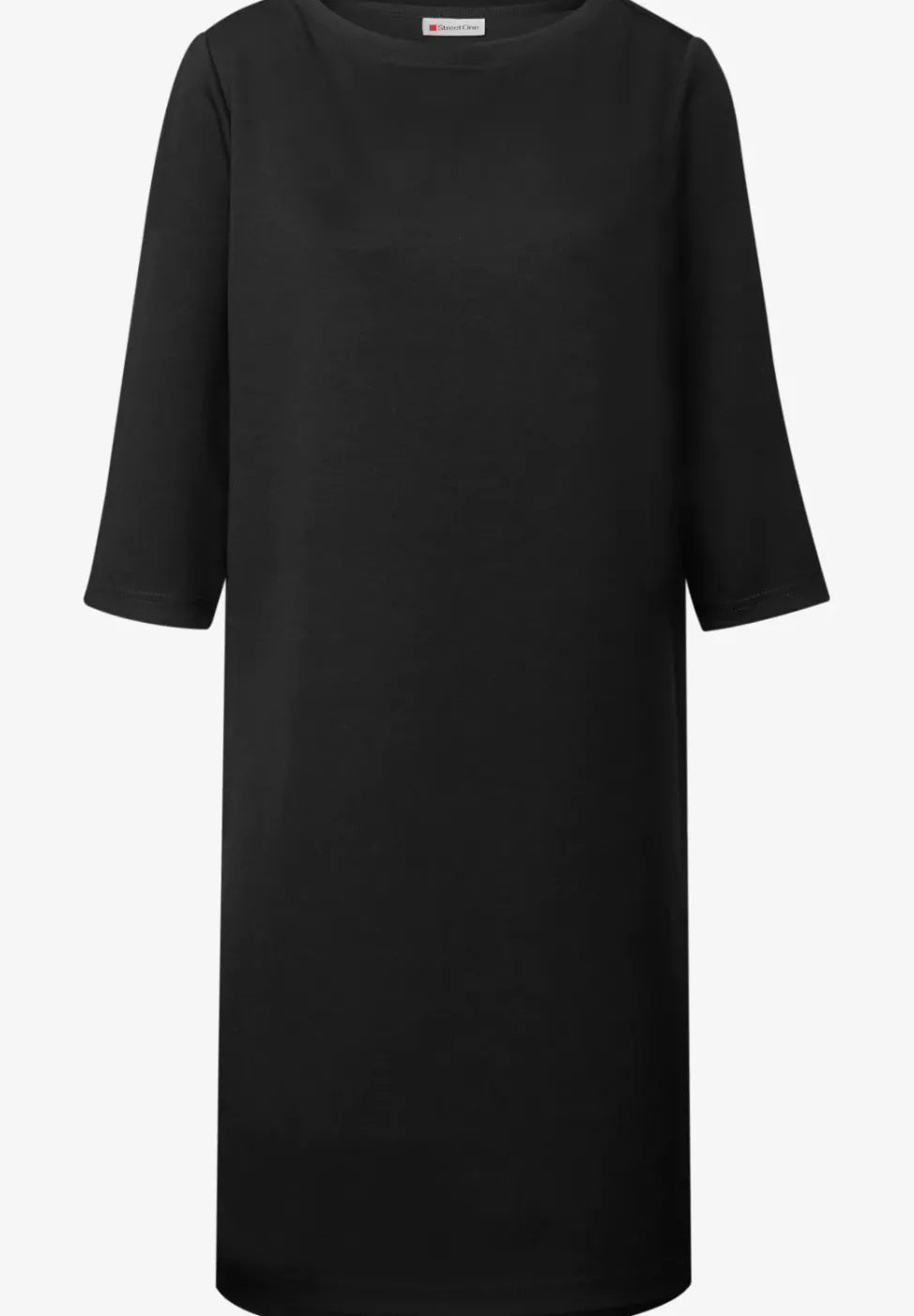 Sweat-Kleid mit Schlitzen