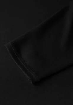 Sweat-Kleid mit Schlitzen